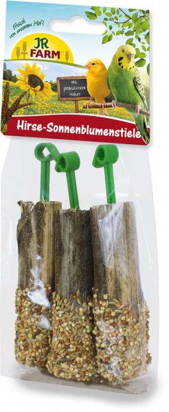 JR Birds Hirse-Sonnenblumenstiele 20 g