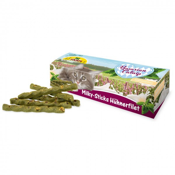 JR Cat Bavarian Catnip Milky-Sticks Hühnerfilet35g