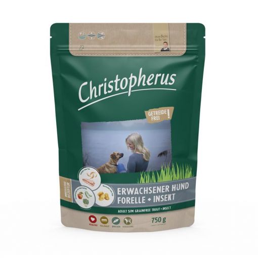  All. Dog Christo. Getreidefrei Forelle&Insekt 750g