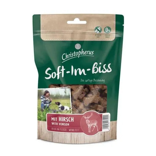  All. Dog Christo. Snack Soft-Im-Biss Hirsch 125g