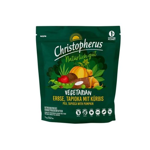 All. Dog Christo.Vegetarian Erbse+Tapio+Kürbis 1kg