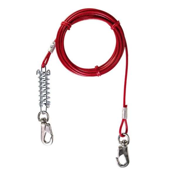 Karlie RONDO Halsband mit Ziernieten - Rot - 37cm / 12mm