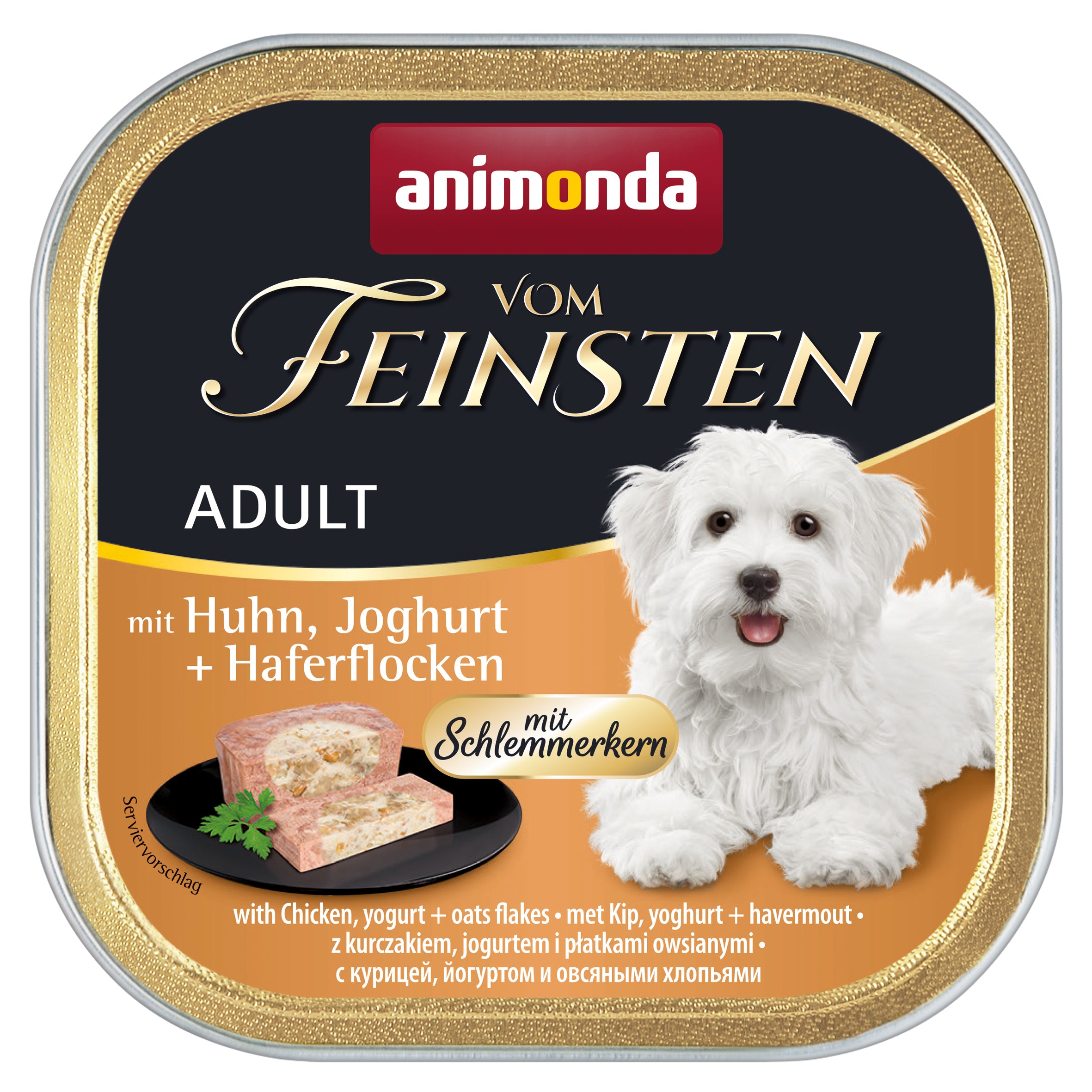 Vom Feinsten Dog Schlemm.Huhn+Jogh.150gS