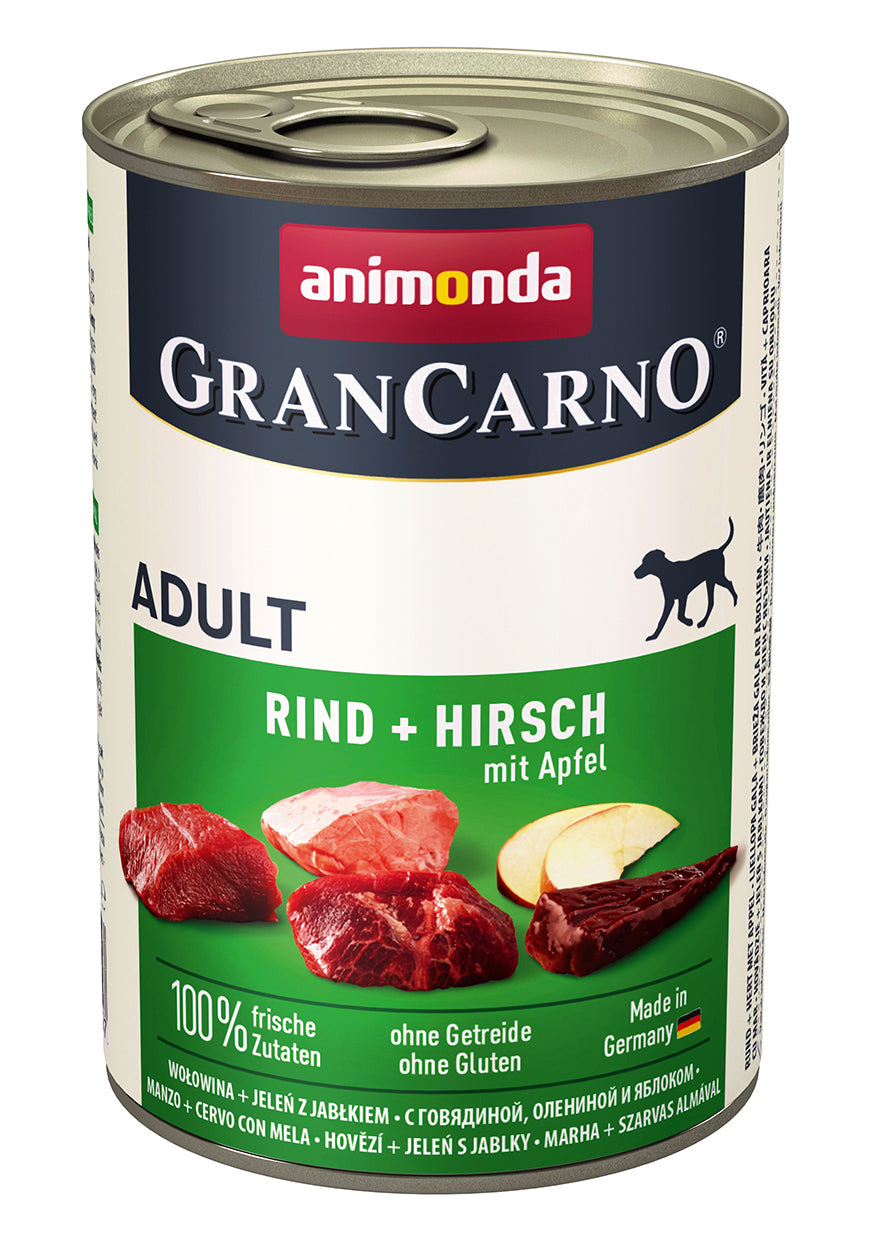 GranCarno Ri-Hirsch-Apfel400gD - Knabberhaus UG