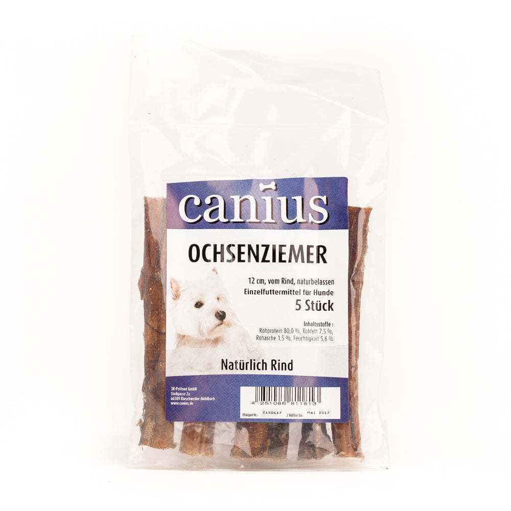 Canius Ochsenziemer 12cm 5St - Knabberhaus UG