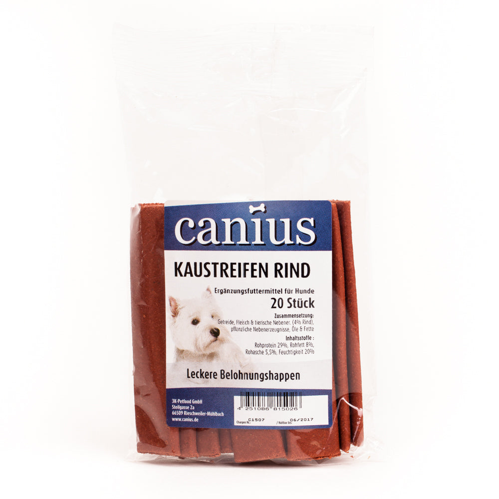 Canius EU KauStreifen Rind 200g - Knabberhaus UG