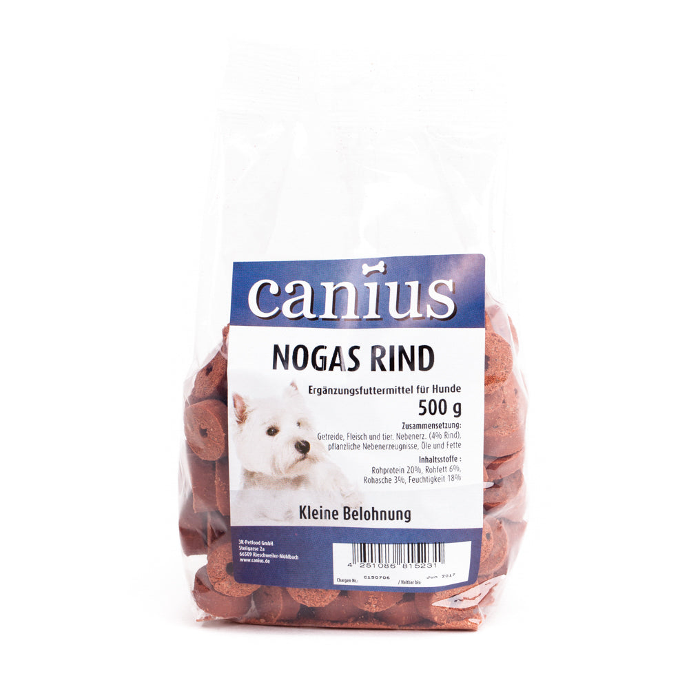 Canius EU Nogas Rind 500g - Knabberhaus UG