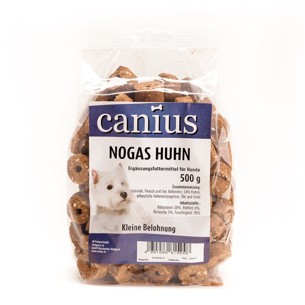 Canius EU Nogas Huhn 500g - Knabberhaus UG