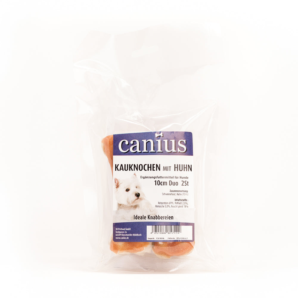 Canius Kauknochen Huhn 10cm 4St