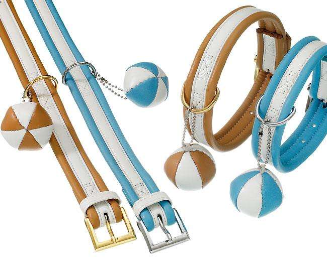 Karlie COTTAGE LINE Halsband - Blau-Weiß - 30 cm