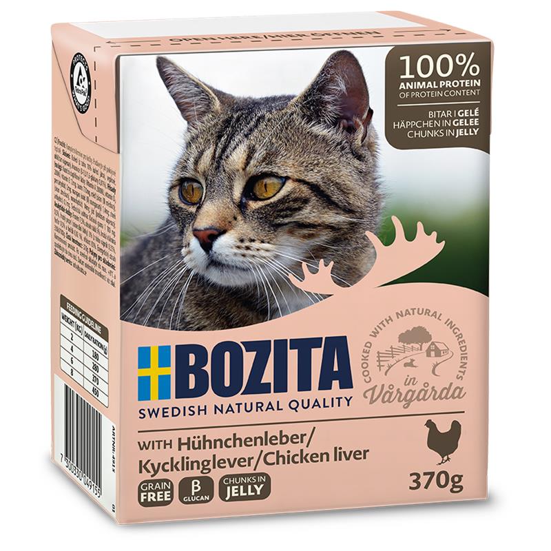 Bozita Cat Häpp.Gel.Hühnerleb370gT - Knabberhaus UG