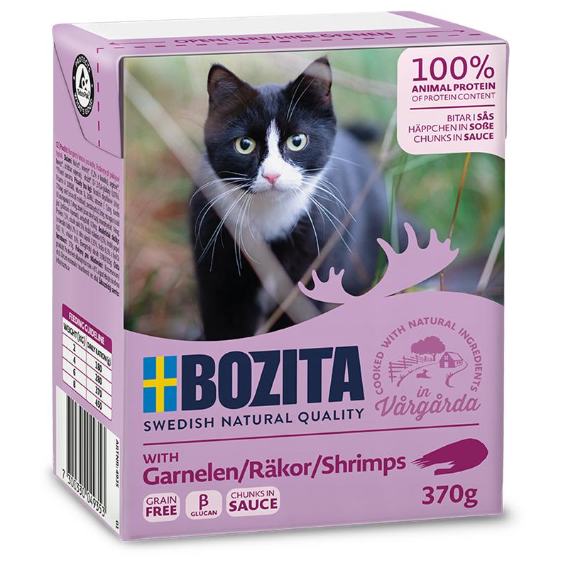 Bozita Cat Häpp.Soße Garnelen370gT - Knabberhaus UG