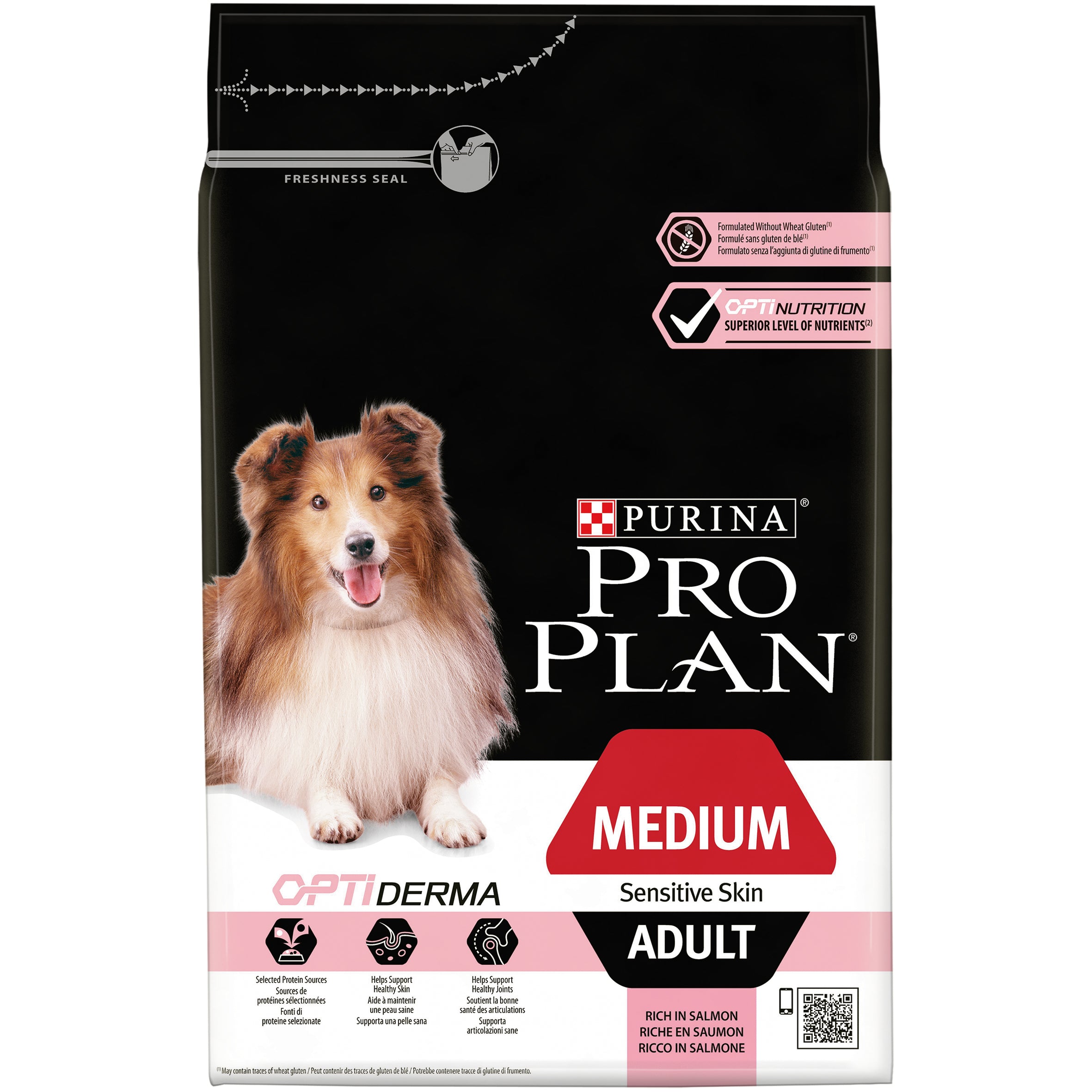 ProPlan Dog Medium Adult Sensitive Skin Lachs 3kg