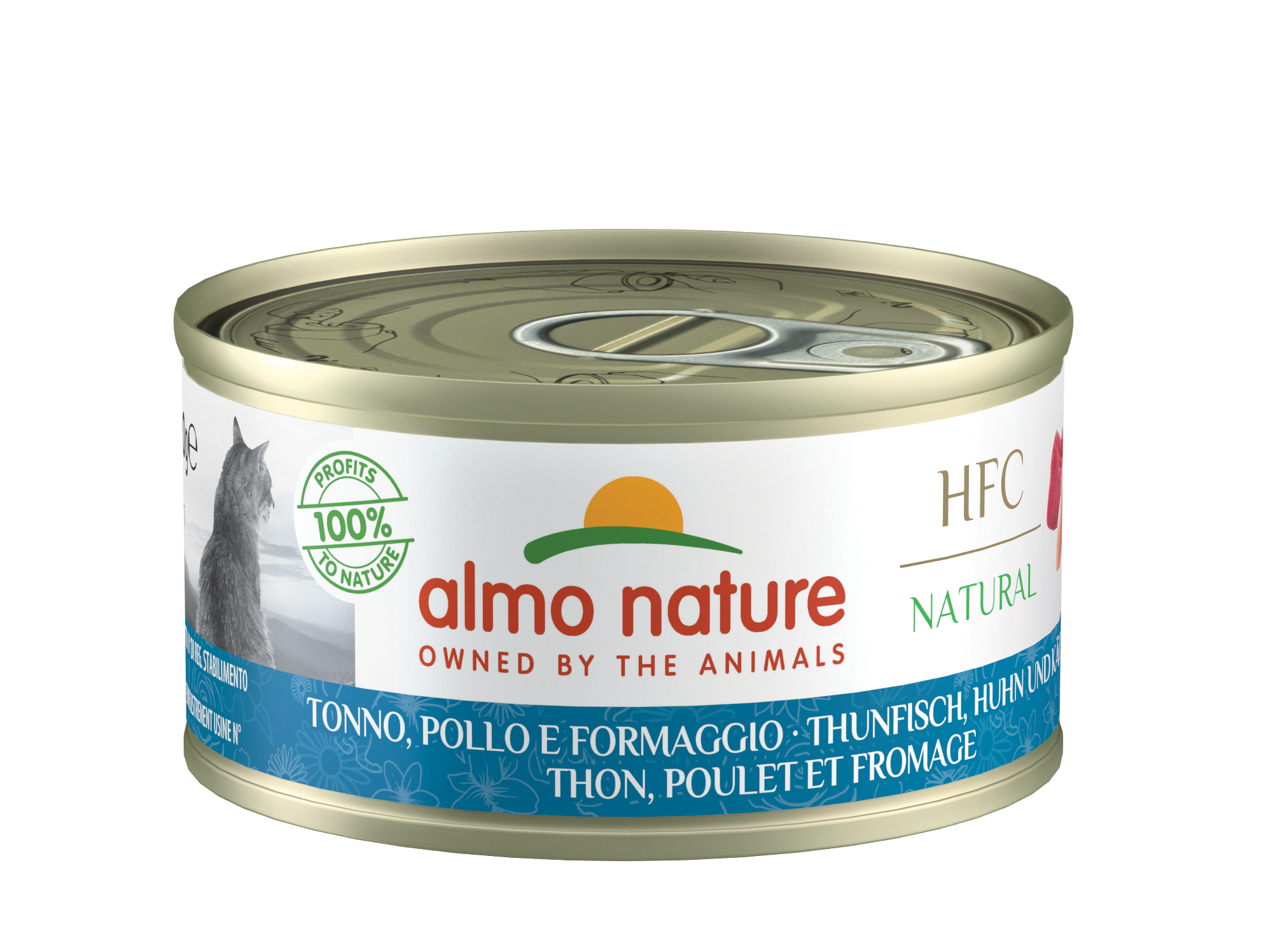 Almo Nature HFC Cat Thunfisch-Huhn-Käse 70gD