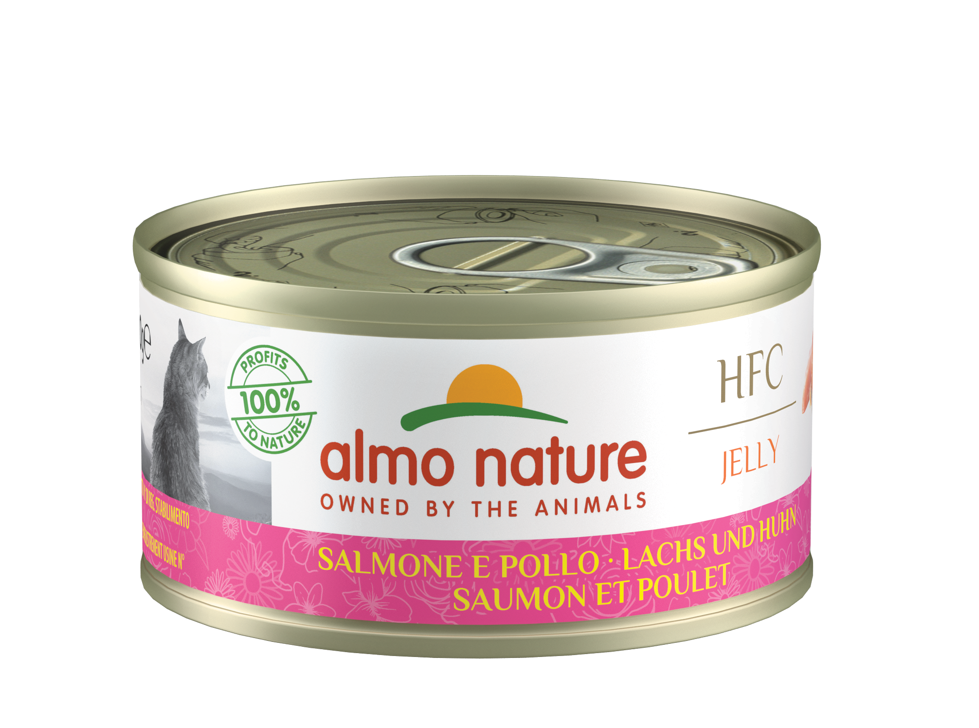 Almo Nature HFC Cat Lachs-Huhn 70gD