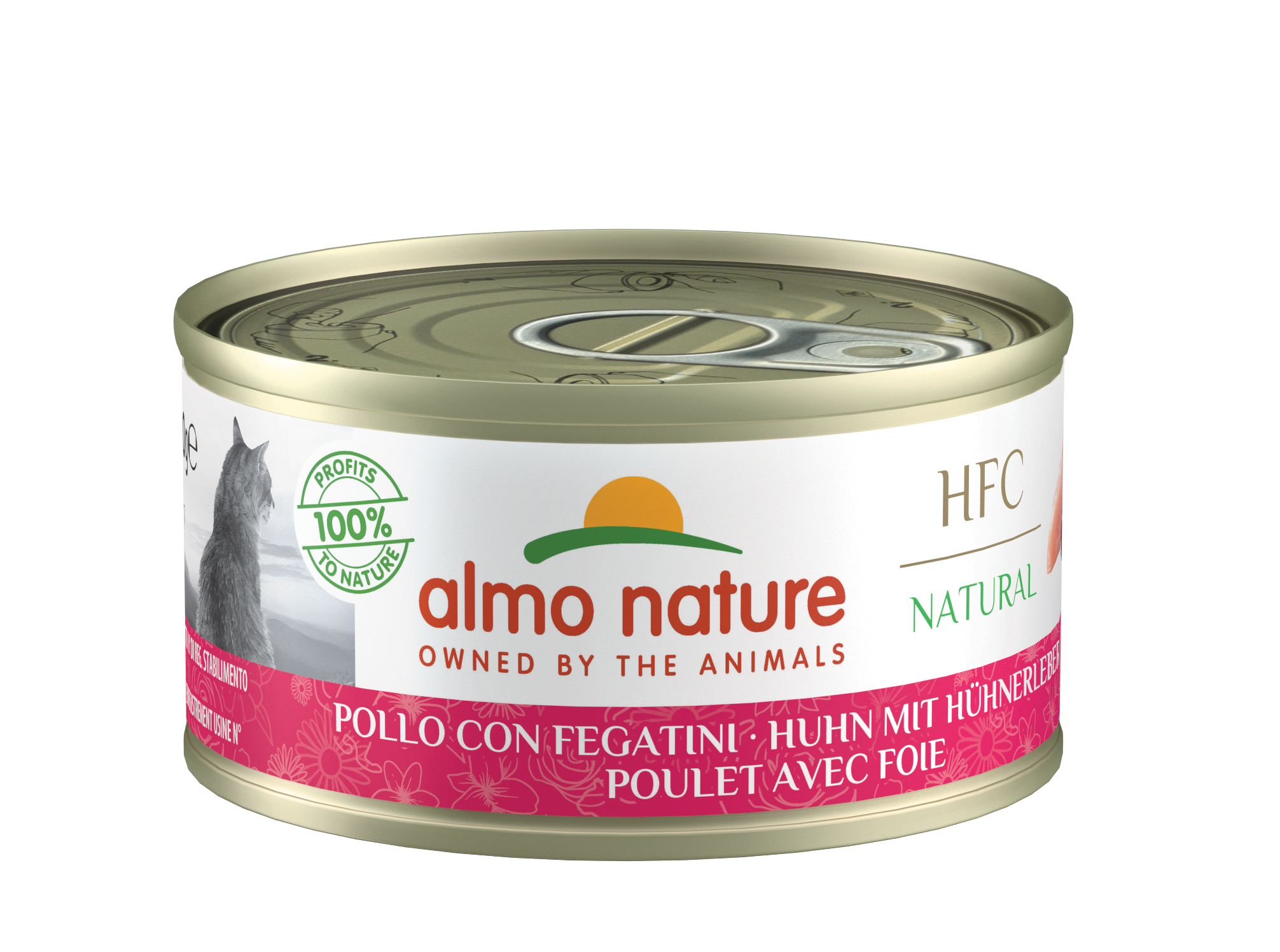 Almo Nature HFC Cat Huhn+Leber 70gD