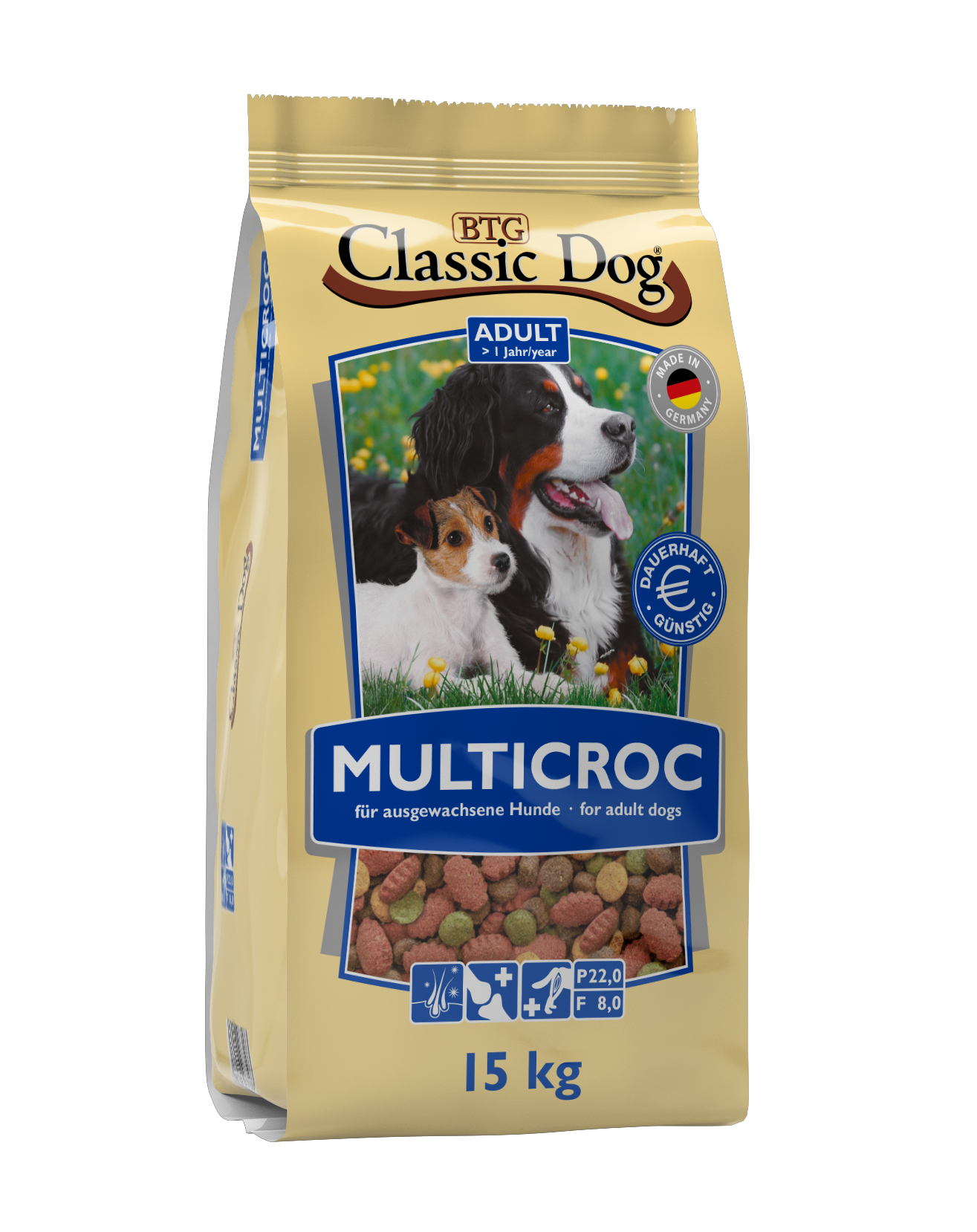 Classic Dog Multicroc 15kg - Knabberhaus UG