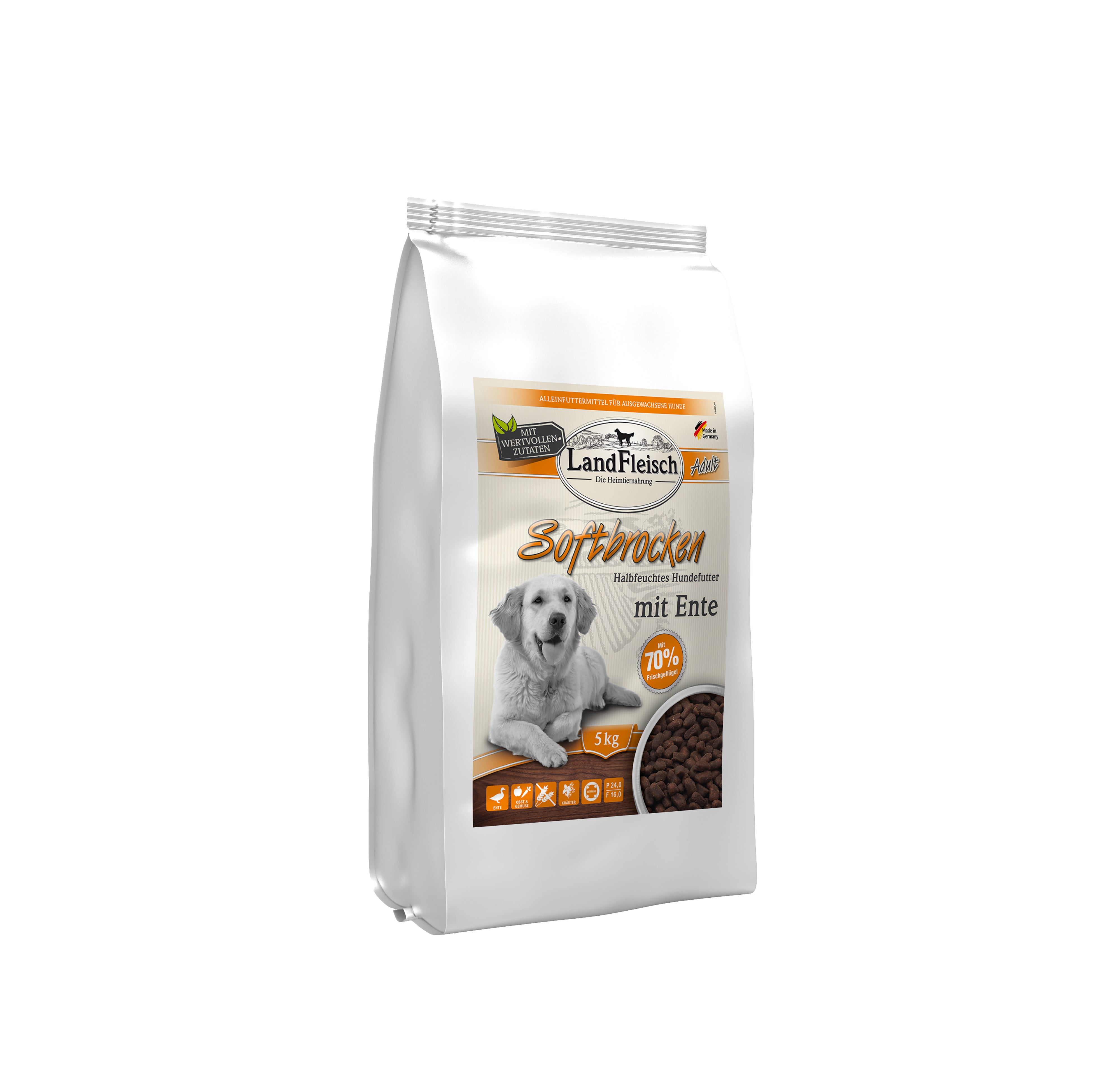 Landfleisch Softbrocken Ente 5kg